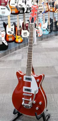 Store Special Product - Gretsch Guitars - G5232T Electromatic Double Jet FT with Bigsby, Laurel Fingerboard - Firestick Red